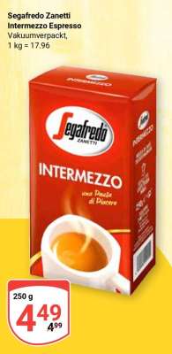 Segafredo Zanetti Intermezzo Espresso