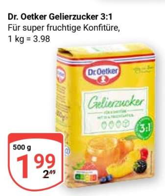 Dr. Oetker Gelierzucker 3:1