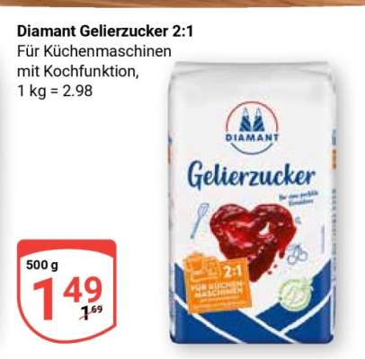 Diamant Gelierzucker 2:1
