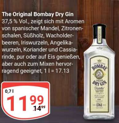 The Original Bombay Dry Gin