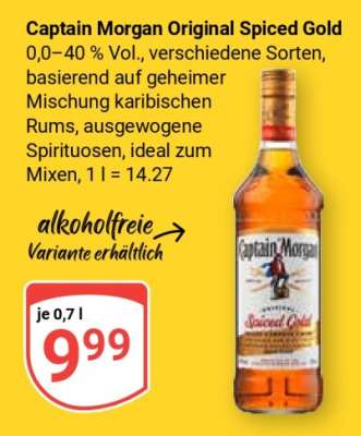 Captain Morgan Original Spiced Gold