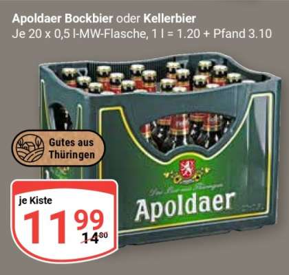 Apoldaer Bockbier oder Kellerbier