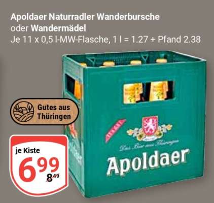 Apoldaer Naturradler Wanderbursche oder Wandermädel