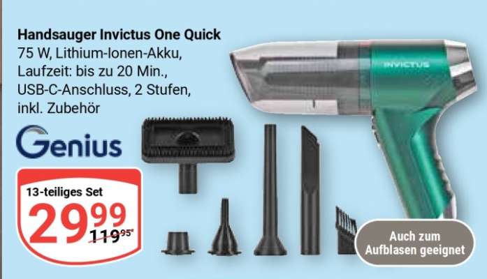 Handsauger Invictus One Quick