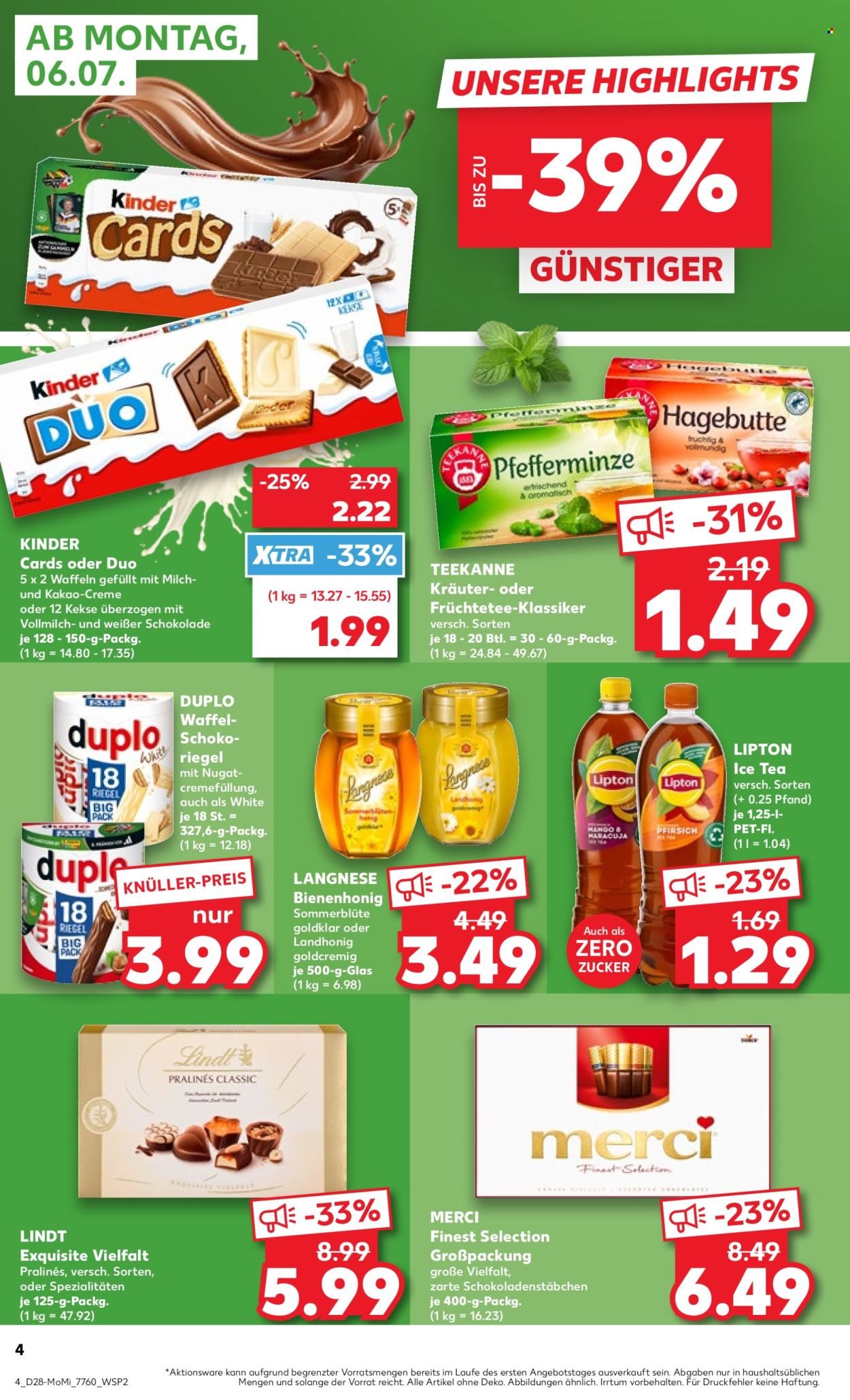 Leták Kaufland - 6.7.2026 - 8.7.2026. Strana 4