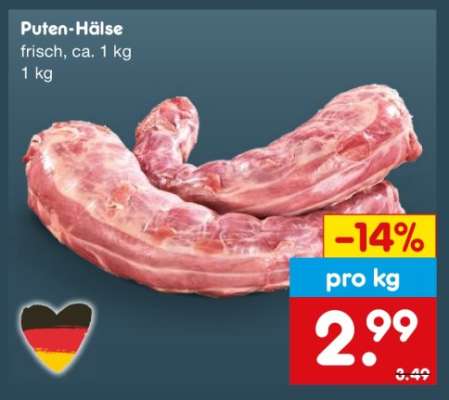 Puten-Hälse