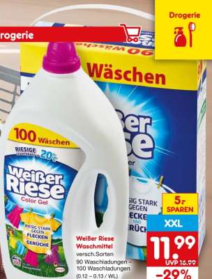 Weißer Riese Waschmittel