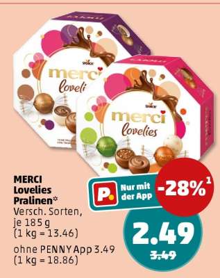 MERCI Lovelies Pralinen