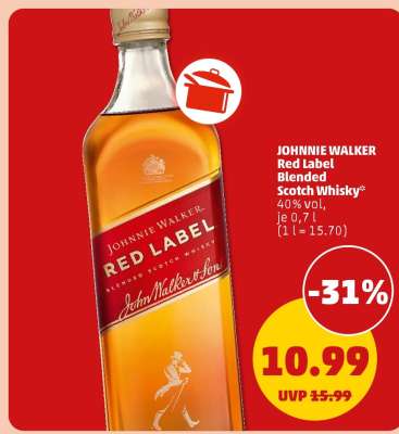 JOHNNIE WALKER Red Label Blended Scotch Whisky