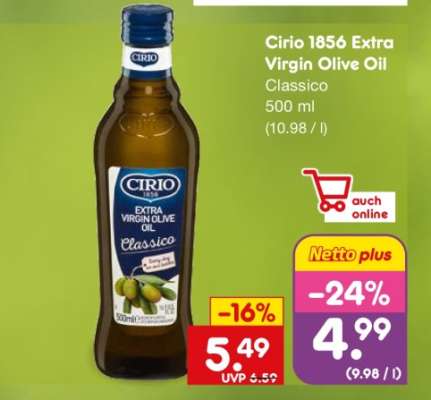 Cirio 1856 Extra Virgin Olive Oil