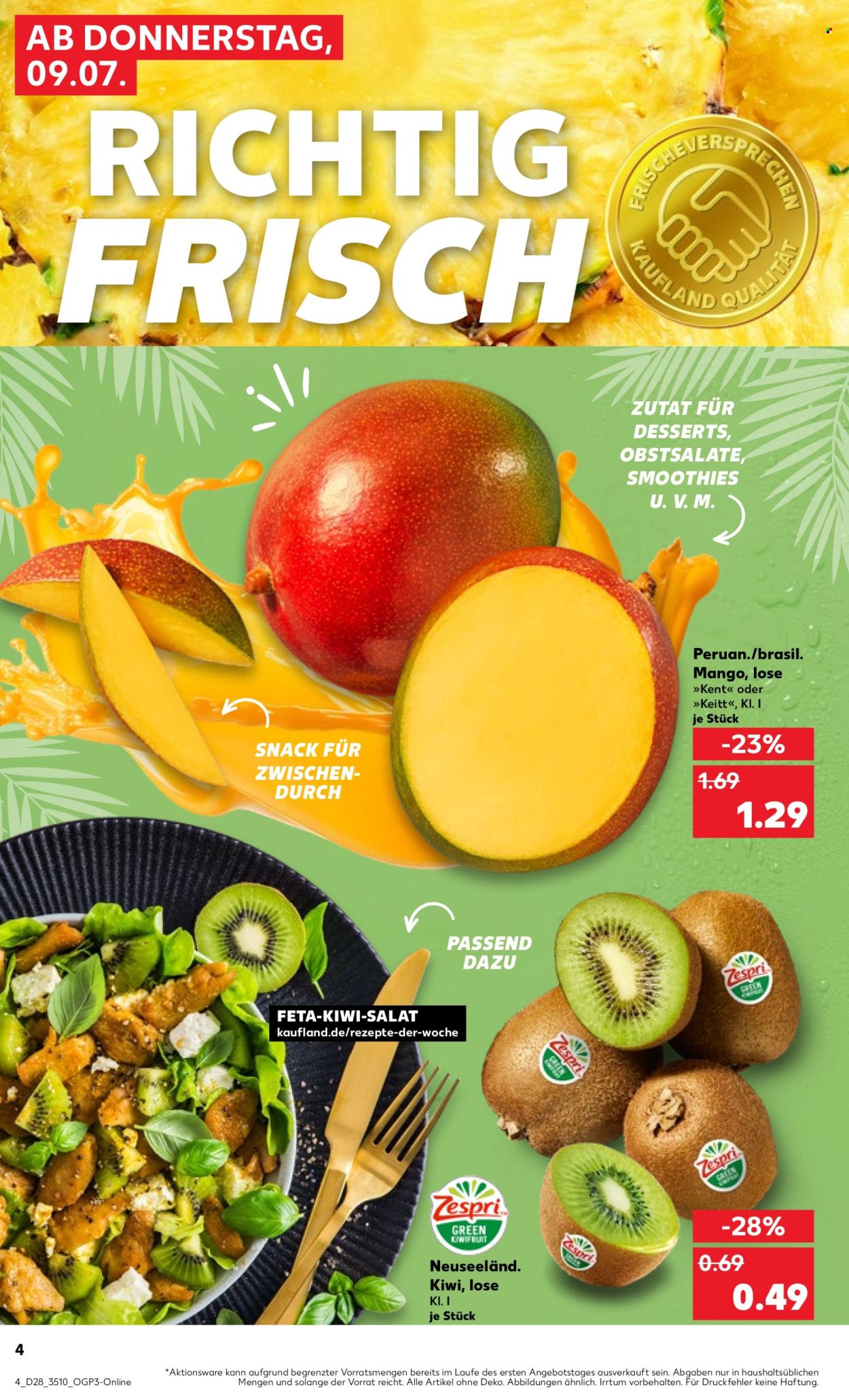 Leták Kaufland - 9.7.2026 - 15.7.2026. Strana 4