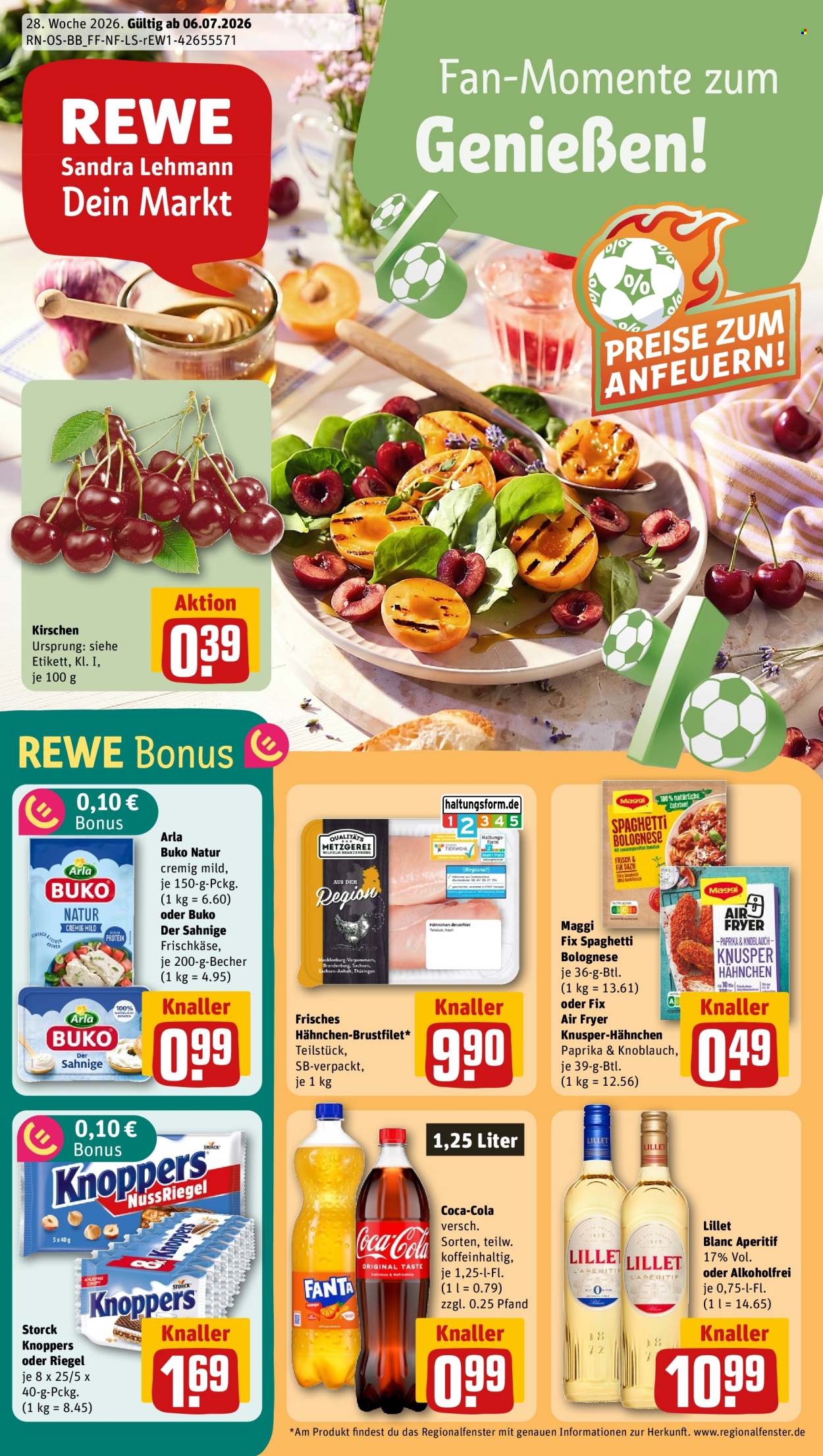 REWE Prospekte  - 6.07.2026 - 12.07.2026. Seite 1
