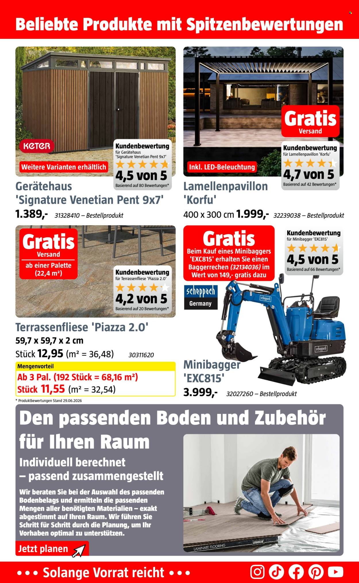 Bauhaus Prospekte  - 4.07.2026 - 18.07.2026. Seite 9