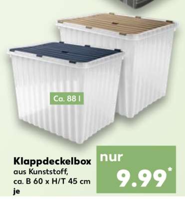 Klappdeckelbox