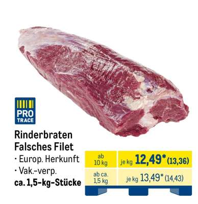 Rinderbraten Falsches Filet