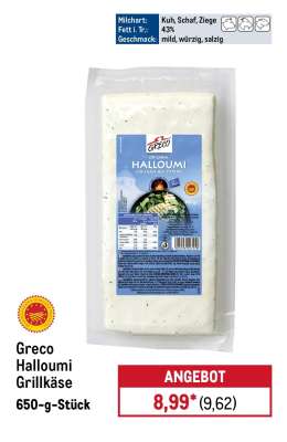 Greco Halloumi Grillkäse