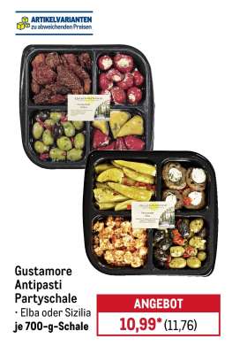 Gustamore Antipasti Partyschale