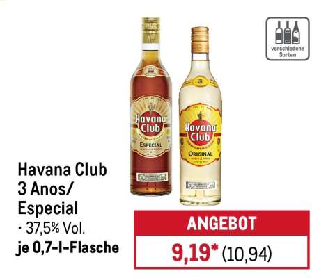 Havana Club 3 Anos/Especial