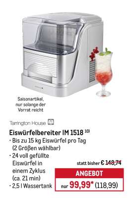 Eiswürfelbereiter IM 1518