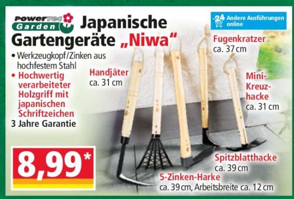 Japanische Gartengeräte „Niwa“
