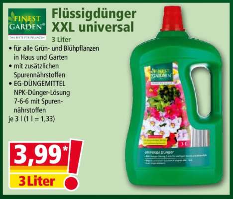 Flüssigdünger XXL universal