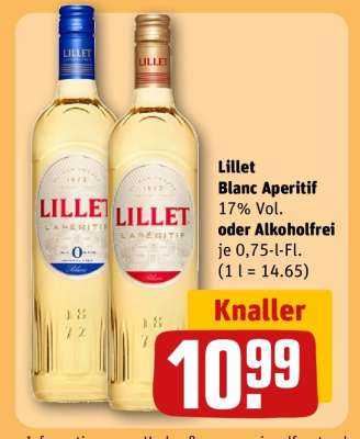 Lillet Blanc Aperitif