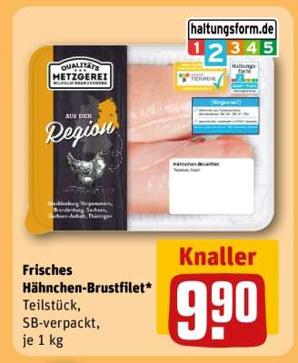 Frisches Hähnchen-Brustfilet*