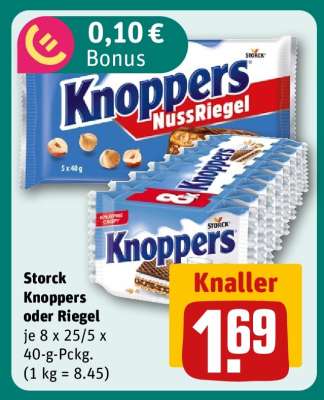 Storck Knoppers oder Riegel