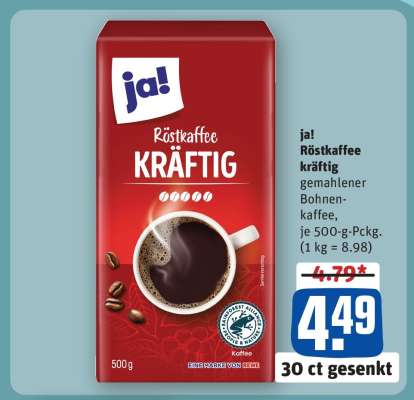 ja! Röstkaffee kräftig