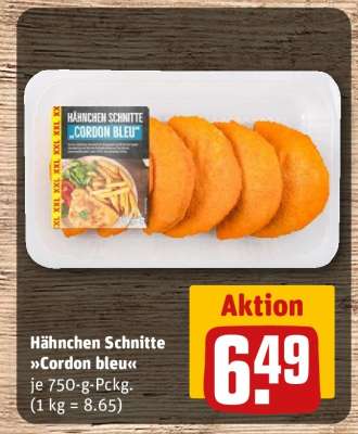 Hähnchen-Schnitte Cordon Bleu