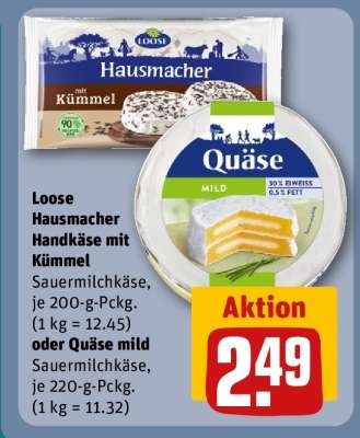 Loose Hausmacher Handkäse mit Kümmel