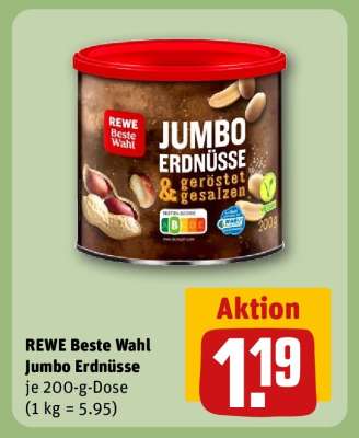 REWE Beste Wahl Jumbo Erdnüsse