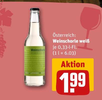 Weinschorle weiß