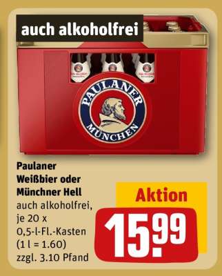 Paulaner Weißbier oder Münchner Hell