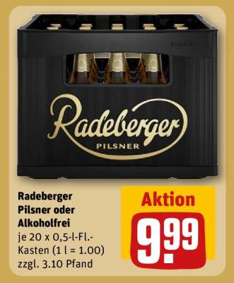 RADEBERGER Pilsner oder Alkoholfrei