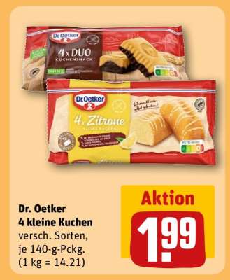 Dr. Oetker 4 kleine Kuchen