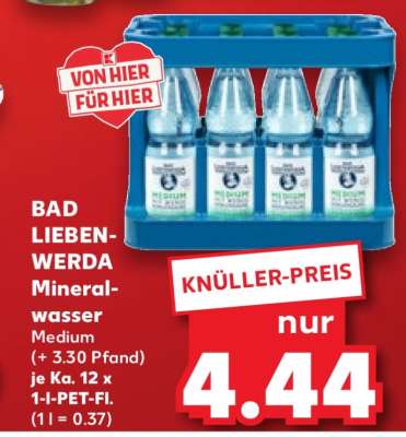 BAD LIEBENWERDA Mineralwasser Medium