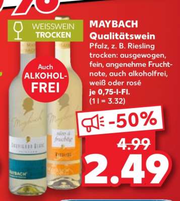 MAYBACH Qualitätswein