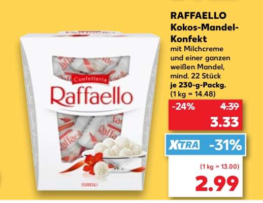 RAFFAELLO Kokos-Mandel- Konfekt