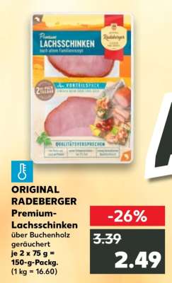 Original Radeberger Premium Lachsschinken