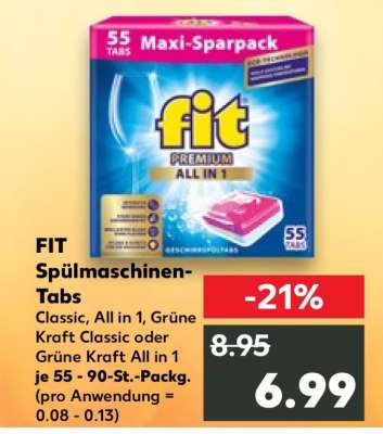 FIT Spülmaschinen-Tabs