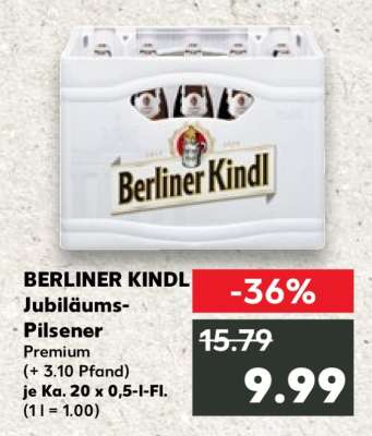 BERLINER KINDL Jubiläums
Pilsener