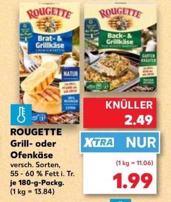 ROUGETTE Grill- oder Ofenkäse