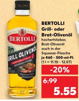 BERTOLLI Grill- oder Brat-Olivenöl
