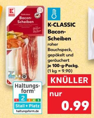 K-CLASSIC Bacon-Scheiben
