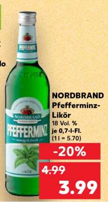 NORDBRAND Pfefferminz-Likör