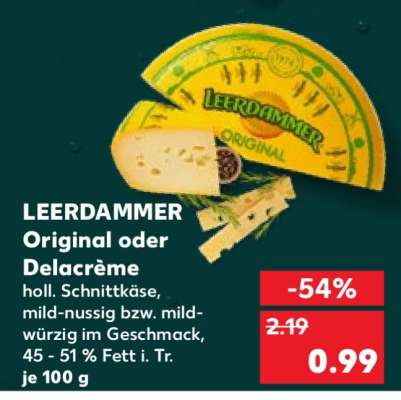 LEERDAMMER Original oder Delacrème