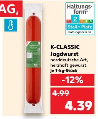 K-CLASSIC Jagdwurst