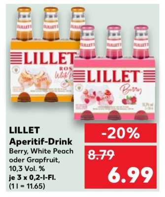 LILLET Aperitif-Drink
