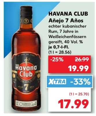 HAVANA CLUB Añejo 7 Años